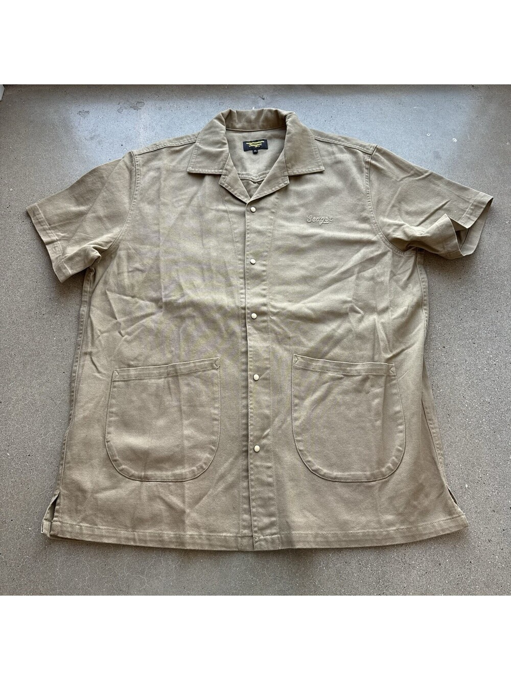 Seager Men’s Whippernsapper XL Short Sleeve Pearl Snap Western Shirt